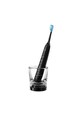 Philips Sonicare Periuta electrica sonica  DiamondClean HX9911/27, 62000 miscari/minut, 4 moduri de curatare, 3 intensitati, conectivitate la aplicatie, senzor presiune, functie BrushSync, 1 cap de periere, toc de transport, pahar de incarcare Femei