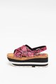 Replay Sandale flatform de piele ecologica Myers Femei