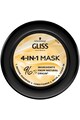 Gliss Masca de par 4-in-1  Miracle Shea pentru par deteriorat si fragil, vegan, 400 ml Femei