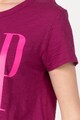 GAP Tricou cu imprimeu logo contrastant Femei