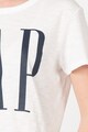 GAP Tricou cu imprimeu logo contrastant Femei