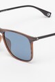 Converse Квадратни слънчеви очила с дървен ефект Жени
