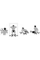 Kondition Bara fitness multifunctionala Voit, pentru usa, Sit-up/Push-up. Femei