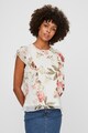 Vero Moda Bluza cu imprimeu floral si detalii cu volane Femei