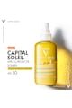 Vichy Apa de protectie solara  Capital Soleil SPF50 hidratare sporita, cu acid hialuronic 200 ml Femei