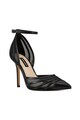 NINE WEST Pantofi stiletto de piele ecologica, cu insertii de plasa Beck Femei