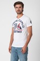 Geographical Norway Tricou cu decolteu in V si imprimeu text Jayat Barbati