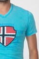 Geographical Norway Tricou de bumbac, cu imprimeu Jovka Barbati