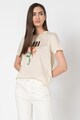 Maison Scotch Tricou cu imprimeu frontal Femei