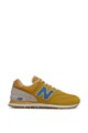 New Balance Pantofi sport de piele intoarsa, cu logo contrastant 574 Barbati