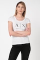 ARMANI EXCHANGE Вталена тениска с лого Жени