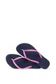 Havaianas Papuci flip-flop cu logo si barete contrastante Slim Femei