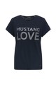 Mustang Tricou cu imprimeu logo texturat Femei