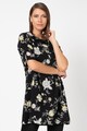 Antonia M Rochie mini cu model floral si maneci cazute Femei