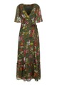 s.Oliver Rochie maxi evazata cu model floral Femei