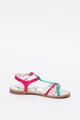 Pepe Jeans London Sandale de piele ecologica, cu barete multiple Elsa Fete