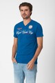 Geographical Norway Tricou regular fit cu decolteu in V Justin Barbati