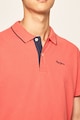 Pepe Jeans London Tricou polo cu logo brodat Barbati