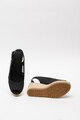 Timberland Sandale slingback tip espadrile cu talpa wedge si garnituri din piele intoarsa Nice Coast Femei