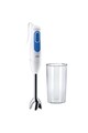 Braun Mixer vertical  MQ3000WH SMOOTHIE PLUS, 700 W, Pahar gradat 0.6 l, 2 viteze, Alb/Albastru Femei