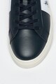 U.S. Polo Assn. Pantofi sport de piele ecologica, cu garnituri de piele intoarsa ecologica Alen Barbati