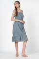 Vero Moda Rochie din bumbac organic, cu model in dungi Cary Femei