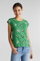 EDC by Esprit Tricou de bumbac organic, cu imprimeu grafic Femei