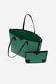 Karl Lagerfeld Geanta shopper de piele ecologica Stripe Femei
