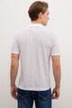 U.S. Polo Assn. Szűk fazonú galléros póló geometrikus mintával férfi