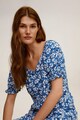 Mango Rochie cu model floral si decolteu in V Sere Femei