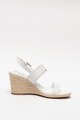 CALVIN KLEIN Sandale slingback de piele, cu logo metalic Belora Femei