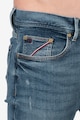 Tommy Hilfiger Monogramos slim fit farmernadrág mosott hatással férfi