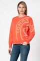 Tommy Hilfiger Finomkötött organikuspamut pulóver logóval női