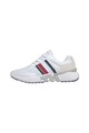 Tommy Hilfiger Pantofi sport din plasa cu insertii din piele intoarsa Barbati