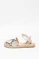 NINE WEST Espadrile de piele ecologica cu sireturi More Femei