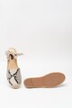 NINE WEST Espadrile de piele ecologica cu sireturi More Femei