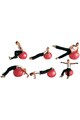 Kondition Gym-ball fitness Dynamic, 65 cm, cu pompa, culoare fucsia Femei