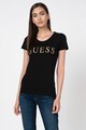 GUESS JEANS Tricou cu imprimeu logo stralucitor Femei