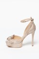 GUESS Sandale cu toc stiletto si aspect stralucitor Femei