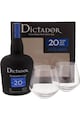 Dictador ROM  20YO + 2 PAHARE, 40%, 0.7L Femei