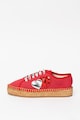 Love Moschino Espadrile cu sireturi contrastante Femei