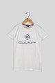 Gant Памучна тениска с лого Момичета