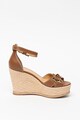 Michael Kors Sandale wedge tip espadrile de piele Ripley Femei