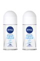 Nivea Deodorant roll-on  Fresh Natural, 2 x 50 ml Femei