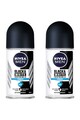 Nivea Men Deodorant roll-on  Invisible for Black&White Fresh, 2 x 50 ml Barbati