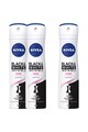 Nivea Deodorant spray  Invisible for Black & White Clear, 3 x 150 ml Femei