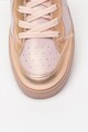 Primigi Pantofi sport de piele si piele ecologica cu garnituri metalizate Fete
