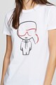 Karl Lagerfeld Tricou cu imprimeu logo Femei