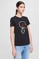 Karl Lagerfeld Tricou cu imprimeu logo Femei