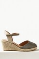 Marks & Spencer Sandale tip espadrile cu talpa wedge si insertii din lurex Femei